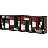 Полиця навісна на стіну IdealMebel Стиль 3, книжкова полиця, декоративна полку в кімнату, будинок., фото 2