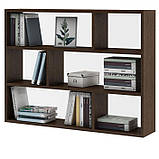 Полиця навісна на стіну IdealMebel Стиль 5, книжкова полиця, декоративна полку в кімнату, будинок., фото 2