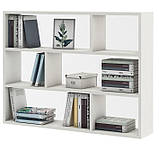 Полиця навісна на стіну IdealMebel Стиль 5, книжкова полиця, декоративна полку в кімнату, будинок., фото 3