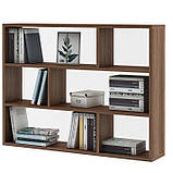 Полиця навісна на стіну IdealMebel Стиль 5, книжкова полиця, декоративна полку в кімнату, будинок., фото 4