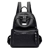 Женский рюкзак - сумка эко-кожа 2008 black