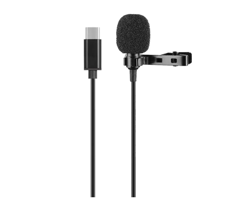 Мікрофон міні з кабелем Type-C JH-042