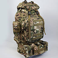 Рюкзак тактический вместительный 90л со съемным подсумком Мультикам