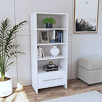 Книжкова шафа IdealMebel ІКШ-19, шафа для книг, стелаж для книг, шафа для документів і речей, офісна шафа