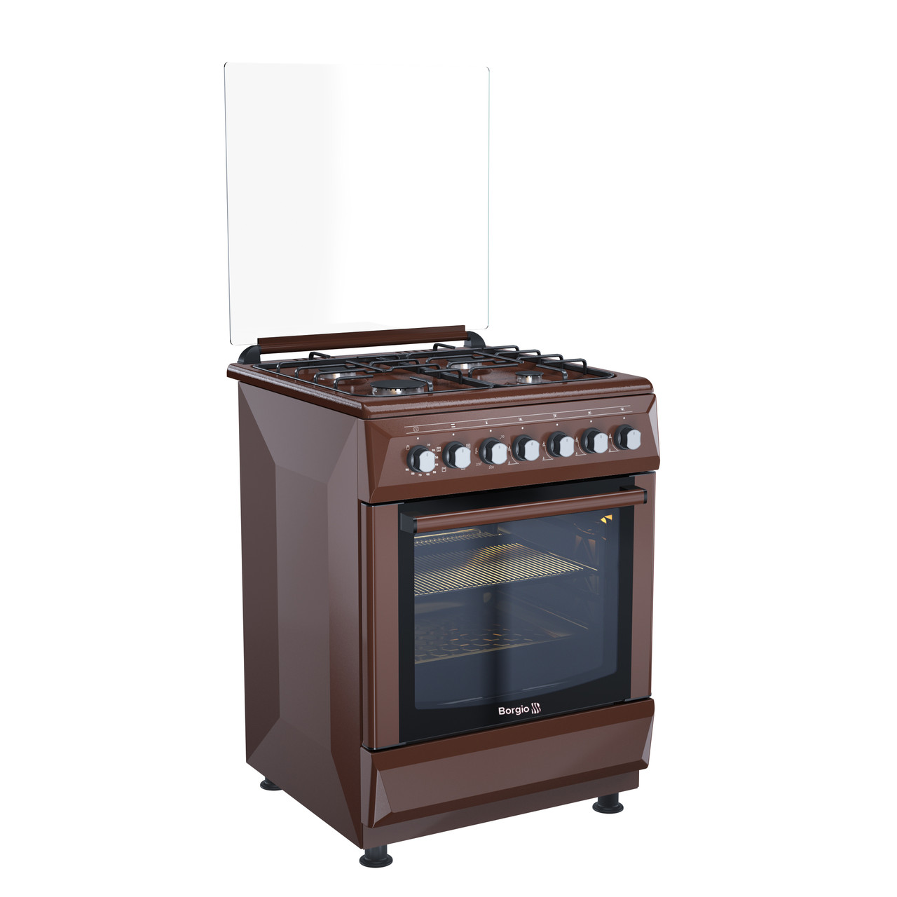 Плита комбінована Borgio GE 640B GCBLTF (cast iron)