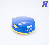 Оснастка д40мм "жабка (мышка)" COLOP R30/R40 Stamp Mouse (жовто блакитна)