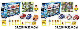 Ігровий килимок 2021E-F (2029577-78) (48шт/2) Rally, 2 види, машинки, знаки, в коробці 38*6, 5*22см TZP131