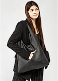 Жіноча сумка Sambag HOBO M чорна, фото 10