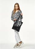 Жіноча сумка Sambag Shopper black, фото 4