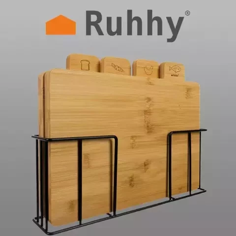 Бамбукова обробна дошка — 4 шт. Рухи 1038, фото 1