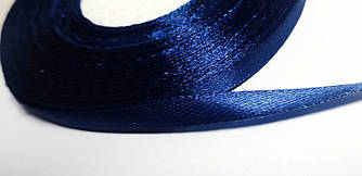 Стрічка атласна 0.6 см, темно-синя (№40)