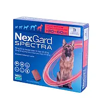 NexGard Spectra (НексГард Спектра) таблетки от блох, клещей и гельминтов для собак 30-60 кг, 1 таблетка