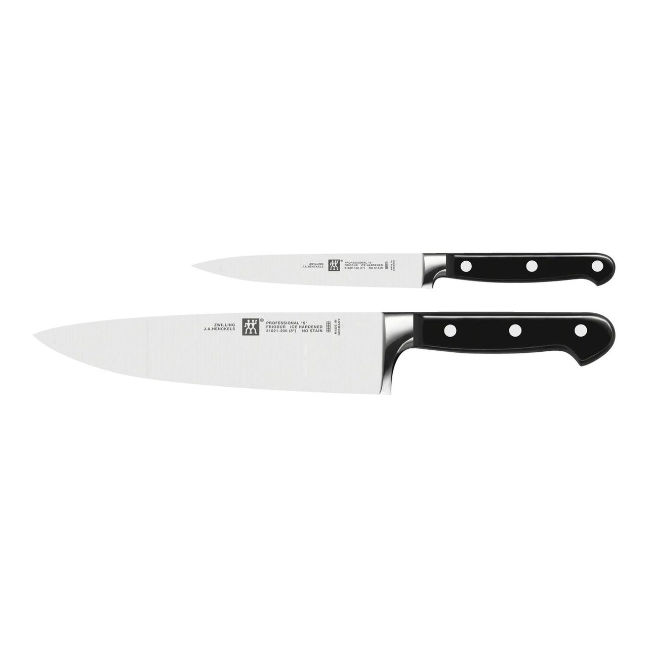 Набір ножів Zwilling Professional S 2 предмета чорний