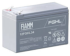 Акумулятор FIAMM 12FGHL34 — 12 V 8,4 Ah