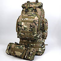 Тактический рюкзак 90л Мультикам с сумкой-органайзером на Molle (съемная)