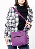 Сумка Кросбоді Rose SRN black фіолетова, фото 6