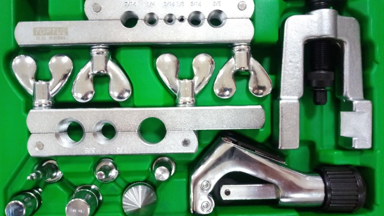 Набір для різання та двостороннього розвальцьовування трубок TOPTUL JGAI1001