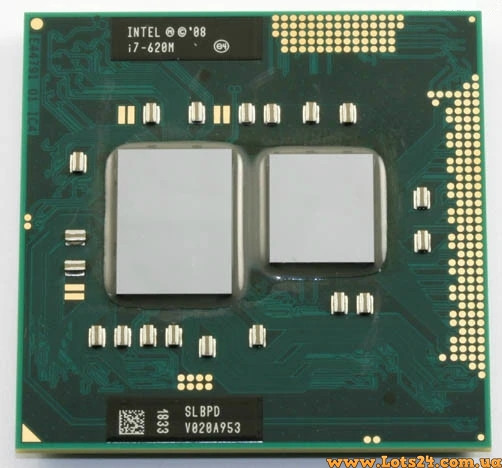 Процесор Intel Core i7-620m SLBTN 2 ядра 3.46GHz 4MB 35W Socket G1 SLBTN двоядерний процесор для ноутбука