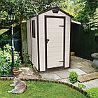 Пластиковий сарай розбірний Keter "MANOR" 4х6 бежевий (17197126), фото 7