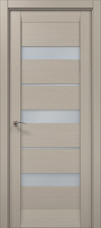 Двері міжкімнатні Папа Карло Millenium ML-22 Дуб кремовий ПП (зі склом сатин), фото 1