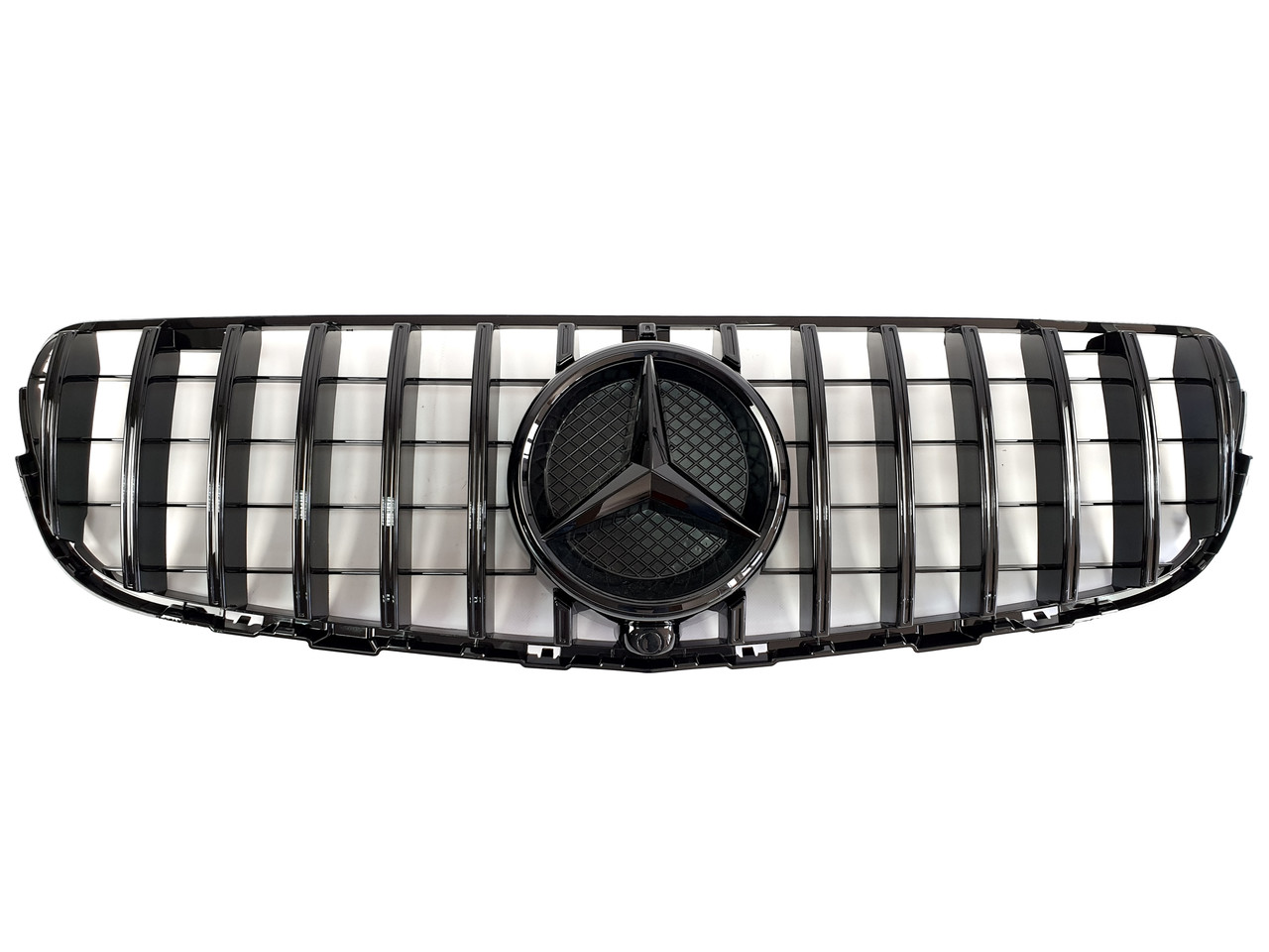 Решітка радіатора на Mercedes GLC / GLC Coupe X253 / C253 GT Panamericana (Чорна)