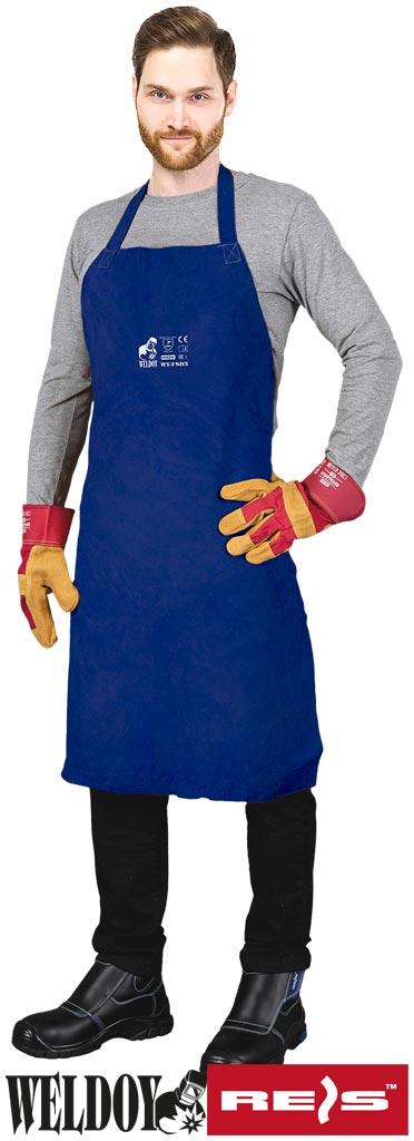 Зварений шкіряний передній фартух WY-FSB N UNI (60X90), фото 1