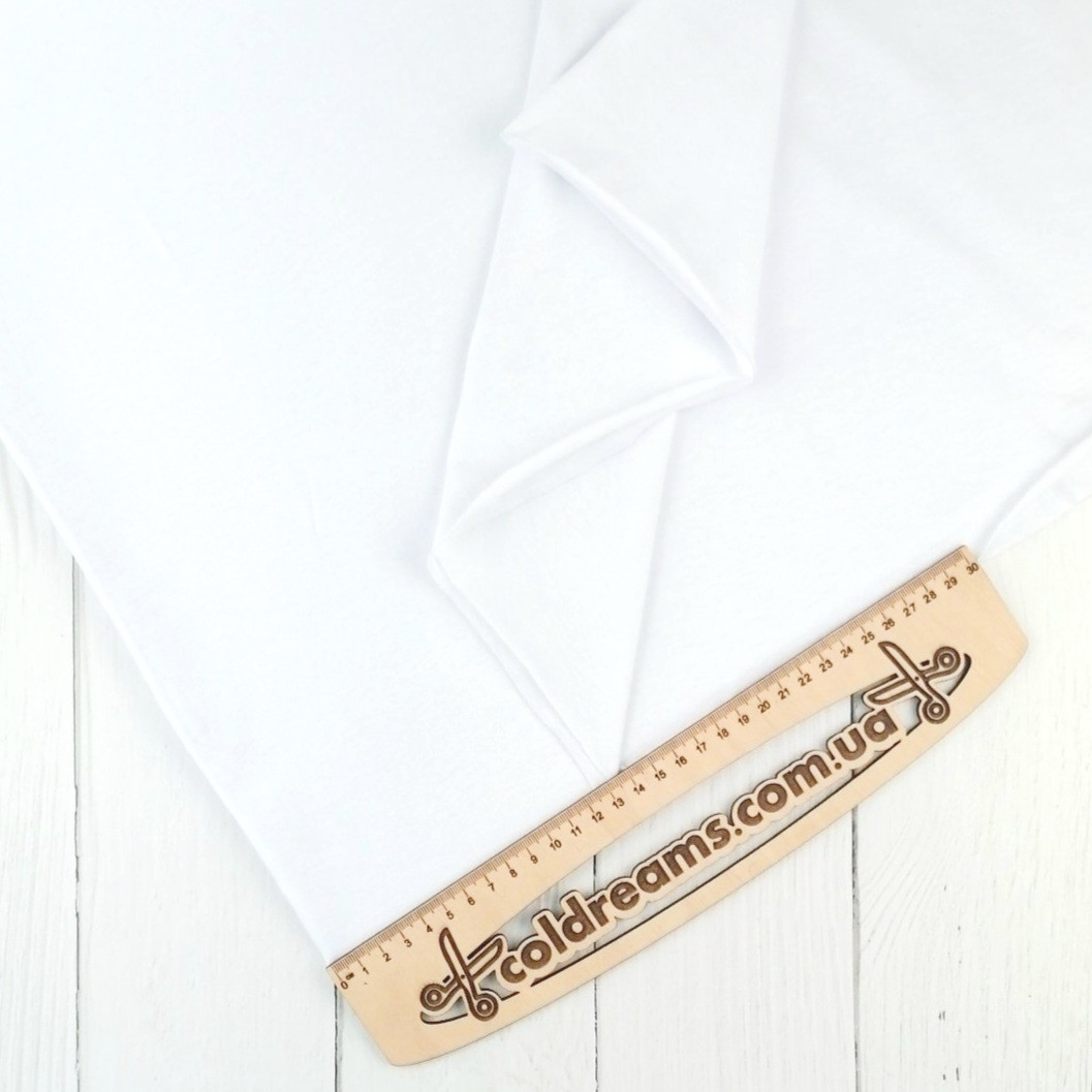 Купить Кулир Белый - 100% хлопок, 180см.