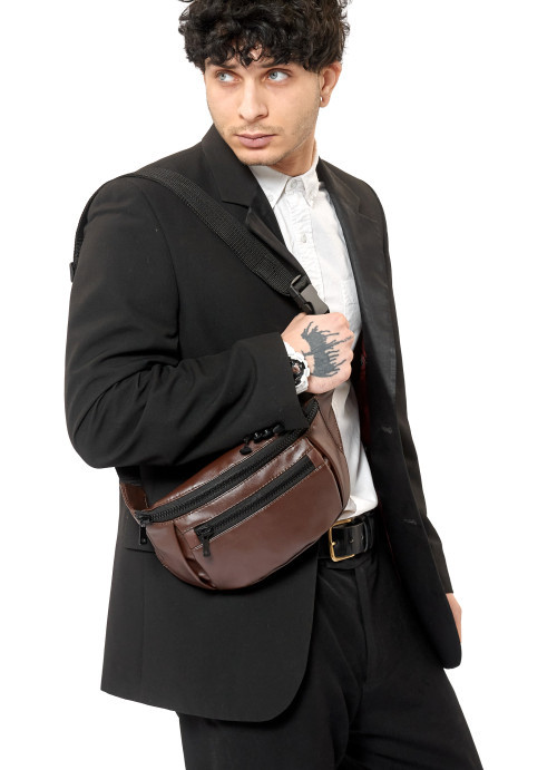 Сумка на пояс бананка Sambag Tirso LCH шоколад