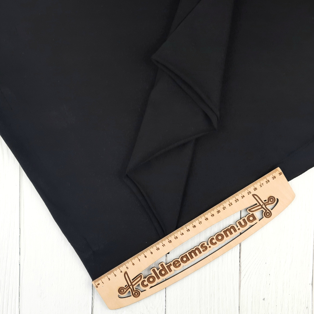 Кулір Чорний — 100% бавовна, 200 см.ФАБРИЧНІ смужки