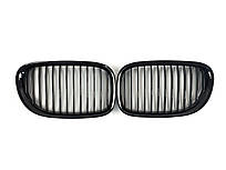 Ноздрі на BMW 7 Series F01 / F02 2008-2015 рік Чорні Глянцеві (V2)