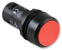 Кнопочный выключатель ABB CP2-10R-01 вровень с фиксацией Красный (1SFA619101R1041)