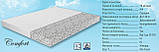 Тонкий матрац-топпер вирівнювальний еластичний для диванів і ліжок Комфорт 80х190, 5 см., фото 3