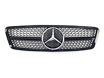 Решітка радіатора Mercedes C-Class W203 2000-2007 рік Diamond Black