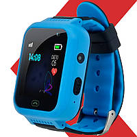 Дитячий смарт-годинник з GPS JETIX DF22 Light Edition вологозахищений, оригінальний з телефоном і камерою (Blue)