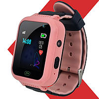 Дитячий смарт-годинник з GPS JETIX DF22 Light Edition вологозахищений, оригінальний з телефоном і камерою (Pink)