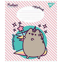 Зошит шкільний Yes 12 аркушів лінія Pusheen (25)