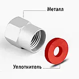 Захисні металеві ковпачки на ніпель у стилі хром з логотипом Audi, фото 5