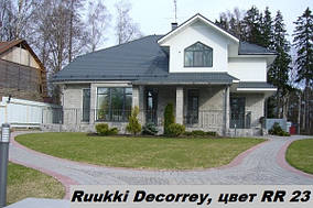 Металочерепиця Decorrey Grand Ruukki. Фінська металочерепиця Декоррей Руукі в Херсоні 0,5 мат