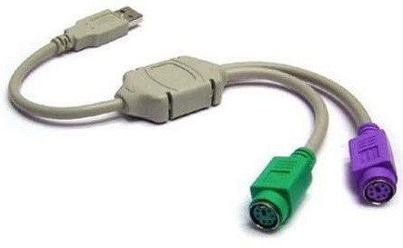 Переходник PS2 PS/2 на USB клава и мышь - фото 1 - id-p311932974