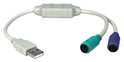 Переходник PS2 PS/2 на USB клава и мышь - фото 4 - id-p311932974