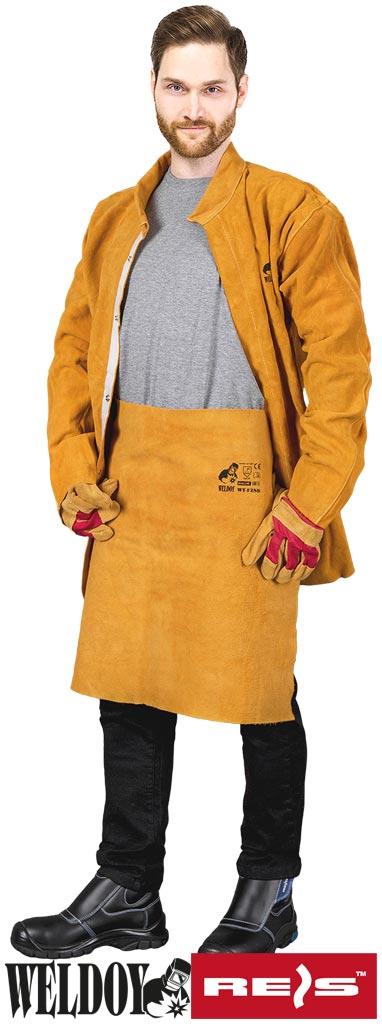 Шкіряний фартух зварювальника WY-FZSB Y UNI, фото 1