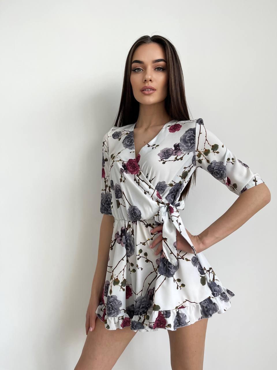 Костюм чорний жіночий трикотажний машинного в'язання: кроп-топ із довгими рукавами та спідниця міді (Туреччина), фото 1