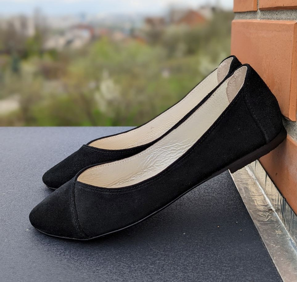 STTOPA Розміри 37,38. Балетки з натуральної шкіри. 166-3641 Чорні, фото 1