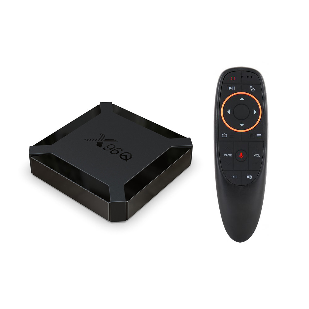 Смарт приставка X96Q 2/16 + аеропульт з гіроскопом та мікрофоном, фото 1
