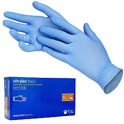 Рукавички нітріловісині  NITRYLEX Basic (3 г) XL 100 шт