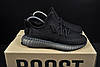 Чоловічі кросівки Adidas Yeezy Boost 350 All Black (Чорний) Адідас Ізі Буст 350 текстиль сітка повсякденні, фото 3