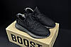 Чоловічі кросівки Adidas Yeezy Boost 350 All Black (Чорний) Адідас Ізі Буст 350 текстиль сітка повсякденні, фото 10