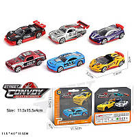 Машина металева, 6 видів, планшет 11,5*4*11,4см (576шт/2)