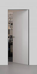 Двері прихованого монтажу iDoors Prime-AL Папа Карло з алюмінієвим торцем