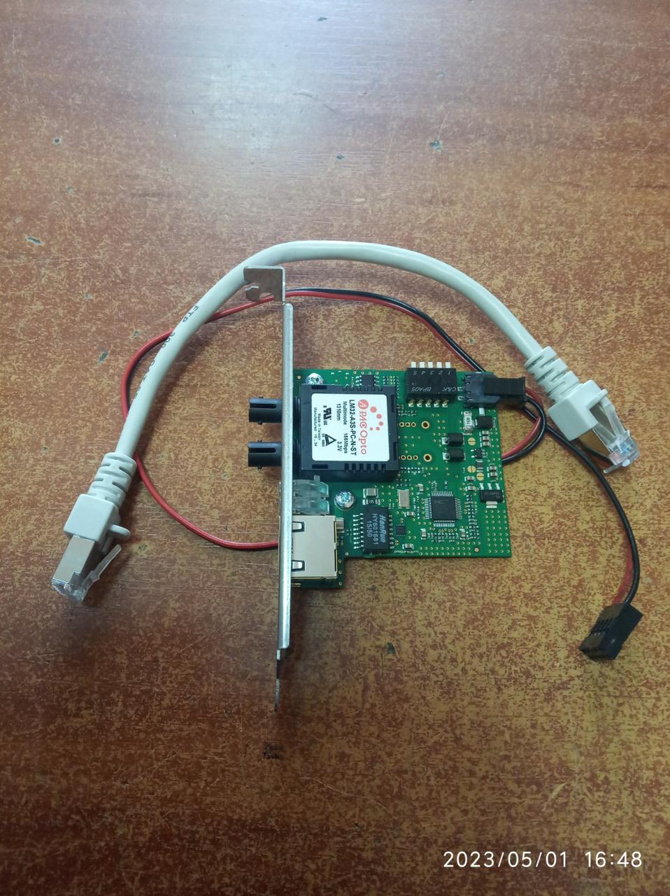 Microsens MS484161USB-V2 Волоконно-оптична мережева карта Fast Ethernet Bridge
